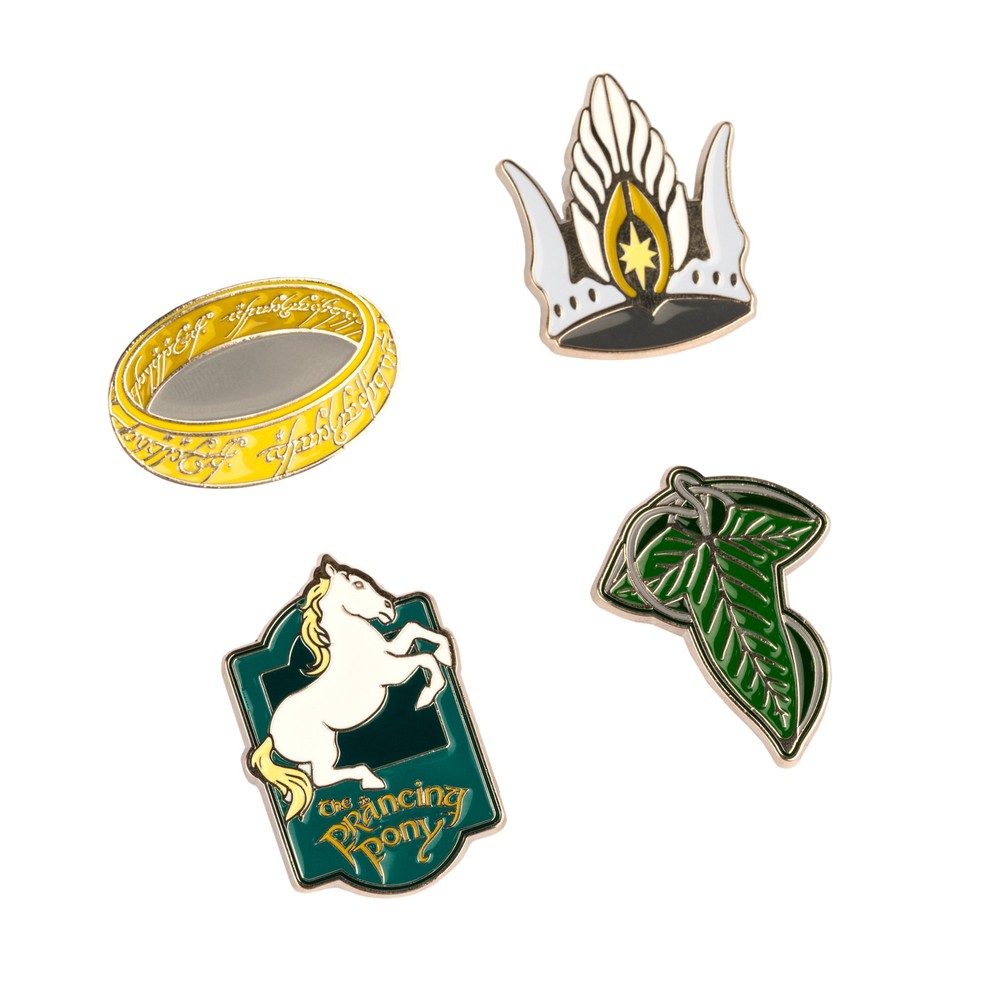 Grupo Erik The Lord of The Rings - Set Of 4 Button pin - Mehrfarben